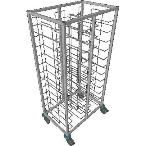 Chariot de Débarrassage Inox 2x12 Niveaux - L2G