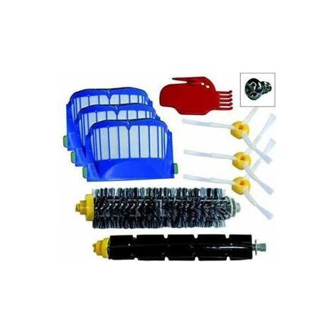 Kit d'entretien pour iRobot Roomba avec brosses et filtres - série 500 600 585 595 620 630 650 660 680 690