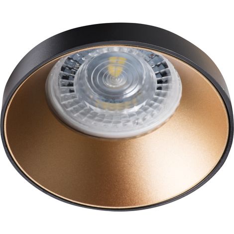 Kanlux SIMEN 29137 faretto soffitto oro/nero GU10 IP20 (1/5)