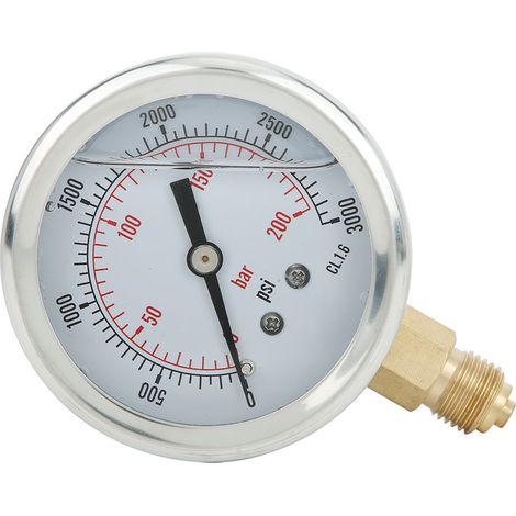 TS PGG604-200bar 1/4BSP Y60 Radial-Manometer für die Druckmessung im Haushalt (1/5)