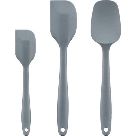 Silikon Spatel Set hitzebeständig bis 315°C, BPA-frei, nahtlos, spülmaschinenfest