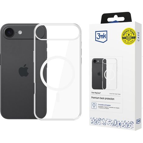 Custodia magnetica trasparente 3mk per Apple iPhone Air (1/5)