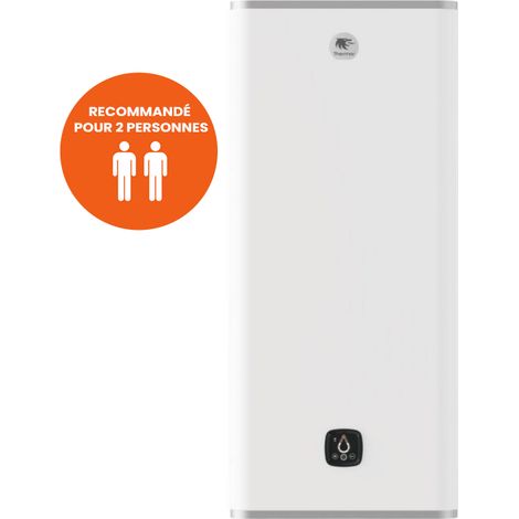 [JAMAIS UTILISE] Chauffe-Eau Électrique Plat 65L THERMOR Malicio 3 Connecté Stéatite Multi-Position Vertical ou Horizontal -231064- NEUF (1/5)