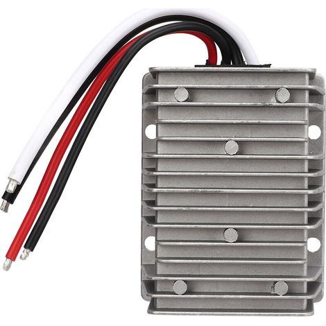 Jeffergarden Régulateur de convertisseur de tension 24V à 12V 40A 480W remplacement de transformateur de tension Anti-choc étanche pour chariot de Golf de voiture de Club-DOU