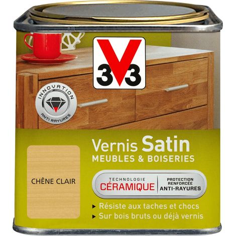 Vernis intérieur Meubles et boiseries V33 Chêne clair Satin 0,5L