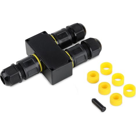 Y-Verbindungsbox 3-fach 3-polig Easy Kabel 0.5-4mm² IP68 wasserdicht 24A 450V (1/3)
