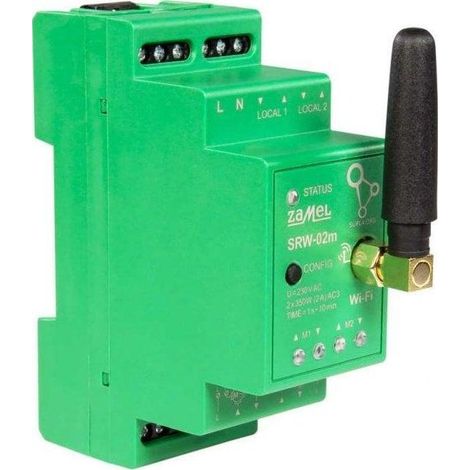 Zamel SRW 02M controlador persianas Wi-Fi 230 V