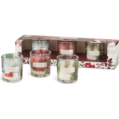 Coffret cadeau 3 bougies votives Heart and Home (1/2)