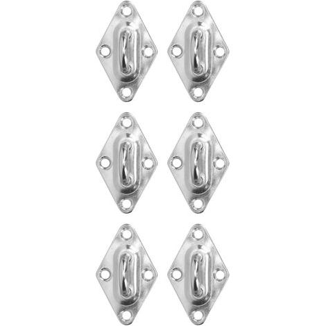 Plaque à œil, Installation Facile Polyvalente Forte capacité de Boucle de Crochet d'agrafe pour Yachts pour Pare- Voile pour Bateaux pour élingues(5 millimètres) (1/5)