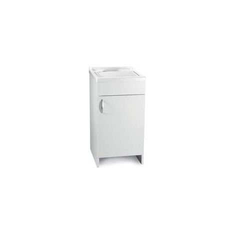 LAVATOIO LEGNO MADEIRA 45X50 CM BIANCO