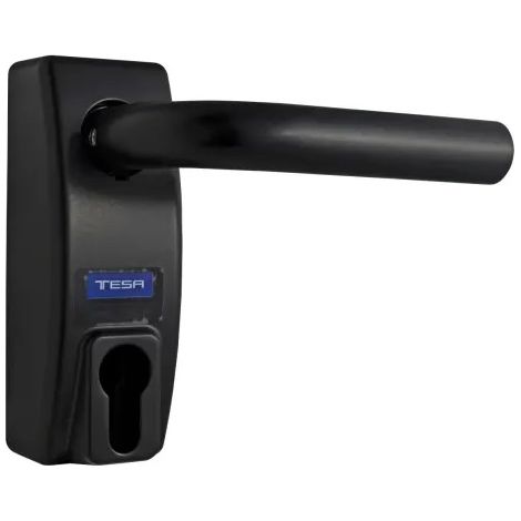 MANILLA EXTERIOR ANTIPÁNICO SOBREPONER TESA VECTOR NEGRO SIN CILINDRO - SEGURIDAD Y ACCESO CONTROLADO