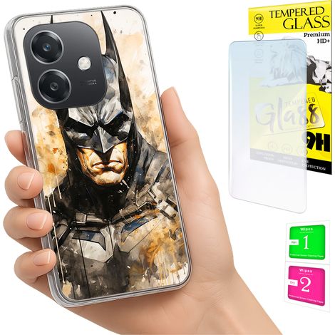 Funda para Oppo A40 / A40m / A60 5G con cubierta para foto y tapa trasera de cristal 9H. (1/5)
