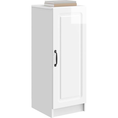 Maison Exclusive - Credenza Bianco Lucido 33 x 34,5 x 87 cm Legno ingegnerizzato