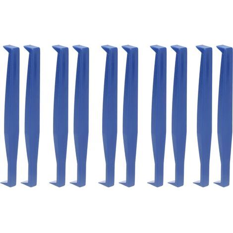 Lot d'outils de démontage / 10 pièces plastiques ergonomiques avec deux embouts pour smartphones et appareils électroniques, longueur 127mm (1/5)