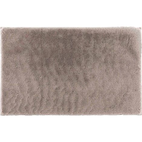 Tapis Imitation Fourrure "Feline" 60x90cm Taupe (1/5)