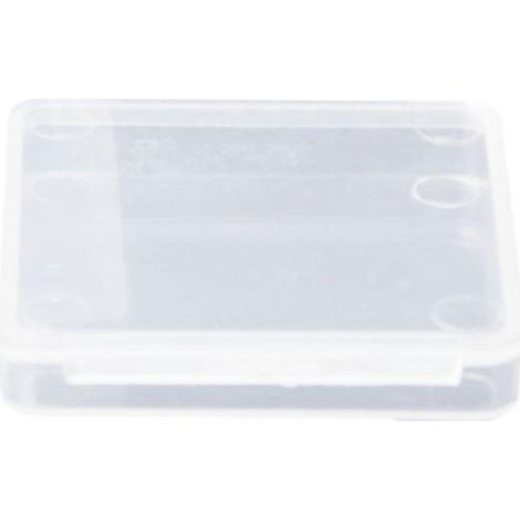 Petites boîtes de rangement en plastique transparent carrées pour bijoux, perles, artisanat - Contenants de stockage pratiques. (1/2)