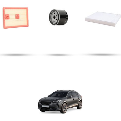 Kit tagliando 3 filtri compatibile con Cupra Formentor 1.4 Hybrid 150kw dal 2021 (1/5)