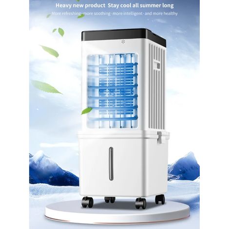 Climatiseur mobile évaporatif 3 vitesses – Timer 7h – Contrôle à distance – Pour bureau, chambre, maison – Surface d'action 30m²