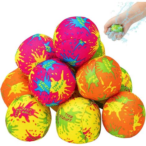 30 palline bomba d'acqua, 5 cm, riutilizzabili, assorbenti d'acqua, mini palline da spruzzo d'acqua per attività acquatiche all'aperto, spiaggia, piscina, giochi estivi di battaglia d'acqua.