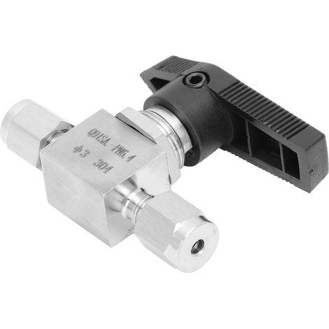 Hochdruck-Nadelventil aus Edelstahl 304 zur Durchflussregelung für Wasser, Gas und Flüssigkeiten SS‐44S6Ф3 (1/5)