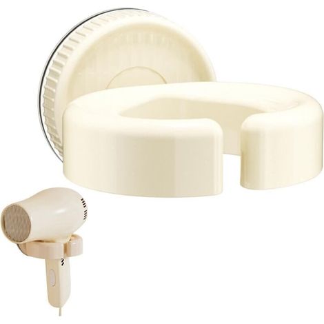 Haartrocknerhalter fürs Badezimmer, Wandhaartrocknerhalter, Saugnapf-Aufbewahrungsständer für Haarstyling-Geräte zur Aufbewahrung und Organisation im Badezimmer (1/4)