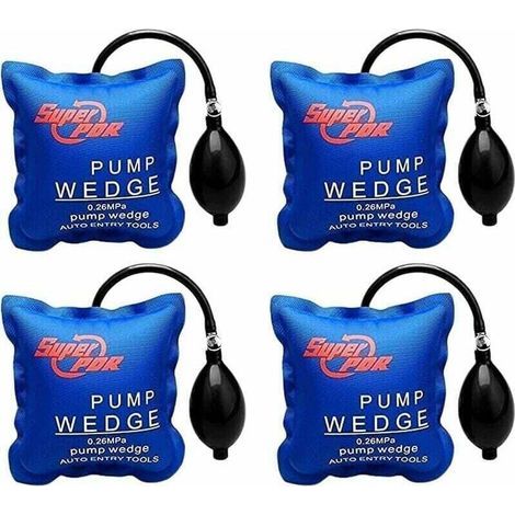 Coussin de Levage Gonflable voiture, Bricolage Pump Wedge Chaque Pièce Peut Supporter 300 Kg Leve Meuble Charge Lourde Coussin De Levage (4 Pcs)