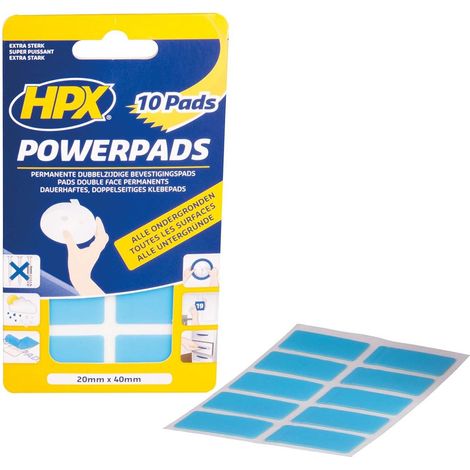 Doppelseitige Klebepads hpx pa2040 20 mm x 40 mm verstärkt (1/2)