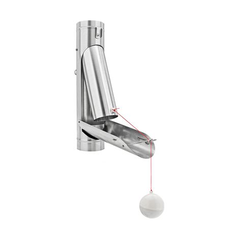 GRÖMO® Zink Regenwasserklappe ø76 mit Kugel automatisch, 62855