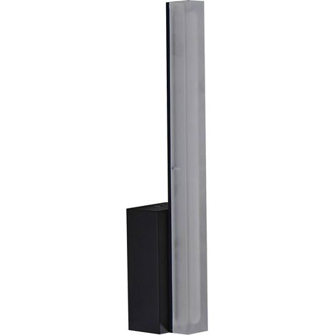 Lucande Lámpara de pared 'Lisana' en Negro Metal