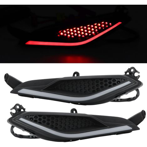 (Südostasien) Paar LED-Seitenmarkierungsleuchten (links und rechts) für Honda RS150/RS150R (Leuchten mit roter Linse). (1/5)