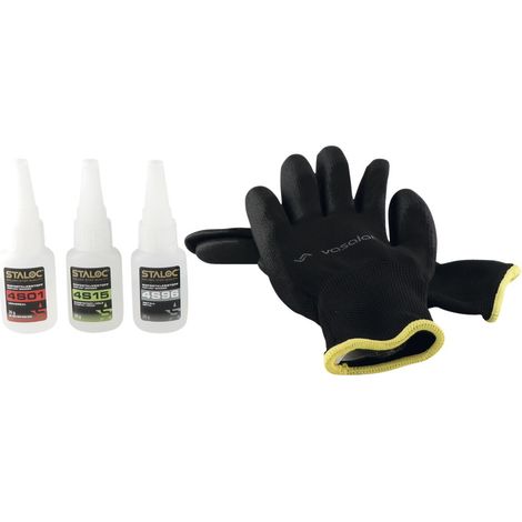 Staloc Sekundenkleber Set - Sofortkleber speziell für Kunststoff, Metall und Universal für viele Materialien, transparent 20g - 3 Stück (1/5)