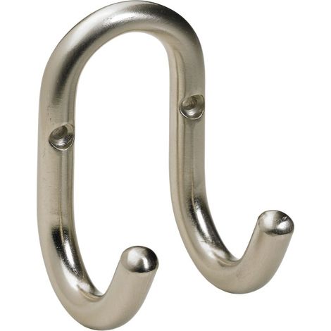 Hettich Mantelhaken 9,1 x 5,1 x 5,6 cm Edelstahl-Optik - 1 Stück Magnethaken