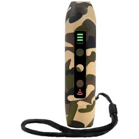Wiederaufladbares Ultraschall-Hundeabwehrgerät – 3 Modi – Intelligente Taschenlampe mit hoher Helligkeit – LED-Anzeige – 10 m Reichweite (1/4)