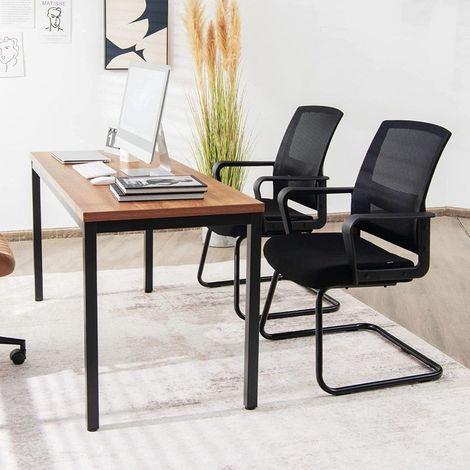 Sedia da ufficio in rete con schienale portata fino a 136 kg 60 x 545 x 94 cm nero
