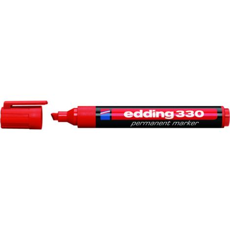 Rotulador permanente Edding 330 Ścięty Czerwony 1-5 mm 330/002/CZ