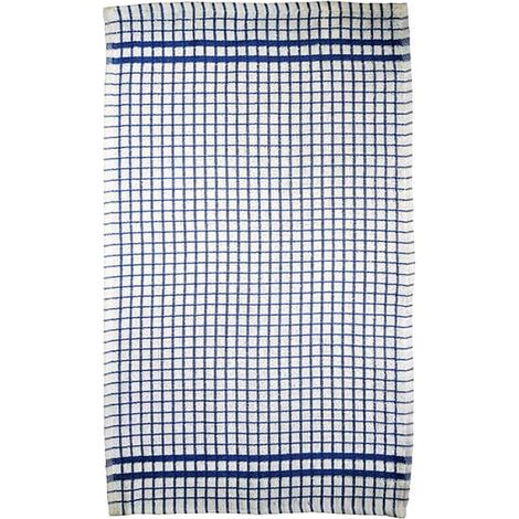 Le Chateau Small Check 41 x 66cm Tea Towel Blue & White