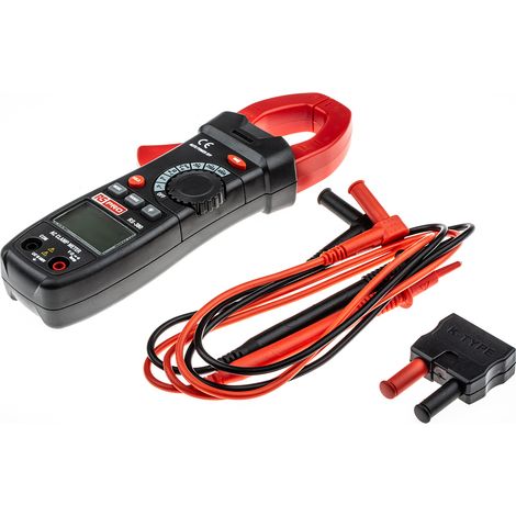 Rs Pro – Pince multimètre 400A c.a. – Tension 600V c.a. et c.c. – Résistance 20MO – Résolution 10mA – Type de pin