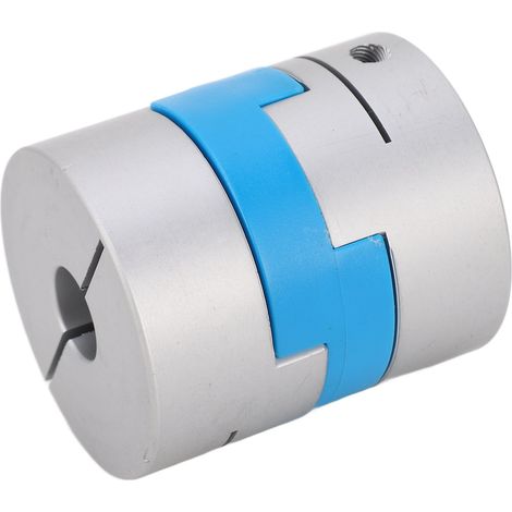 Starre Aluminiumkupplung D50L58, quer verschiebbare Hülse, hohes Drehmoment, flexibel für Servomotor und Kugelgewindetrieb, Motorwelle, präzise Kraftübertragung (1/5)