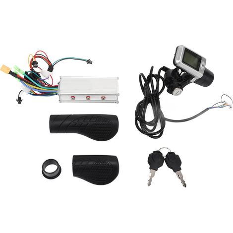 Kit contrôleur scooter 36V 48V 500W vélo électrique avec écran LCD, accessoire modification cyclomoteur, pièce remplacement (1/5)