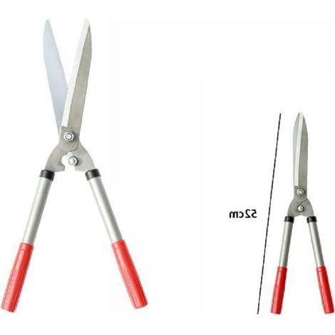 TrAdE Shop Traesio - Cesoia Potatura Forbice Forbicione Siepi 52 Cm Tagliasiepi Forbici Cesoie 59707 -