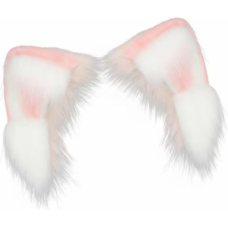 Plush Electric Headband, Comfortable Accessory, for Costume Parties, Cosplayers, Pink (1/5)