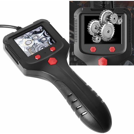 Tragbares Rohrendoskop mit Bildschirm, 8-mm-Objektiv, hochauflösender Kamera, integriertem industriellem endoskopischen Inspektionsinstrument (1/5)