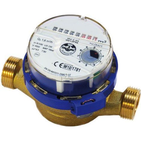 Wasserzähler für Kaltwasser 3/4", Durchfluss 4,0 m³/h (1/3)