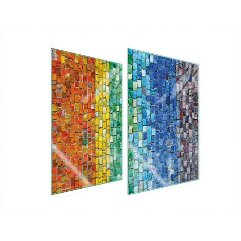 PIASTRA PROTETTIVA IN VETRO PER CUCINA 2x35x52 COLORE (1/5)