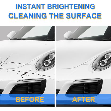 Traitement Nano Céramique 50ml Spray Hydrophobe Voiture, Vernis Cristal Polish Protection Peinture, Film Anti-Pluie Brillant (1/5)