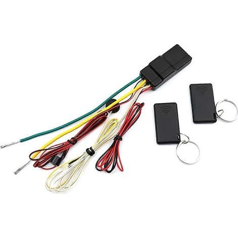 Système d'alarme antivol sans fil 12 V pour immobilisateur de voiture avec verrouillage moteur. (1/5)