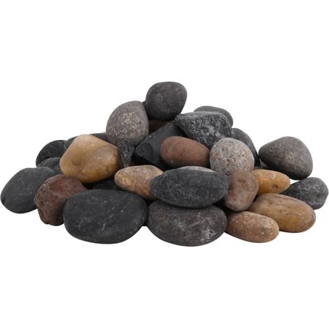 vidaXL Ciottoli Levigati 25 kg Colore Misto 5-8 cm