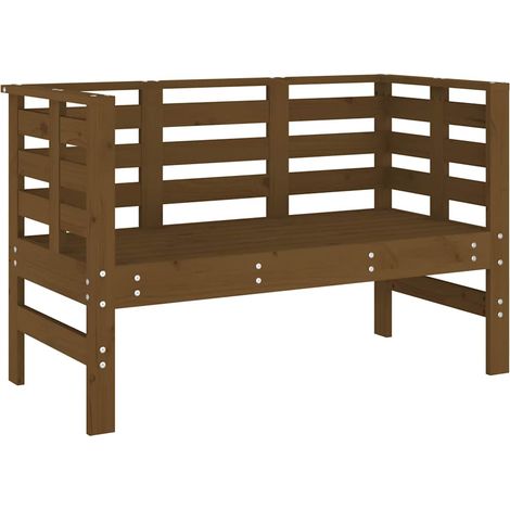 Maison Exclusive - Banco de jardín madera maciza pino marrón miel (1/5)