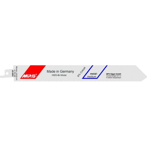 Hoja sierra sable MPS 4409-VP pack de 5 unidades, compatible con herramientas eléctricas.