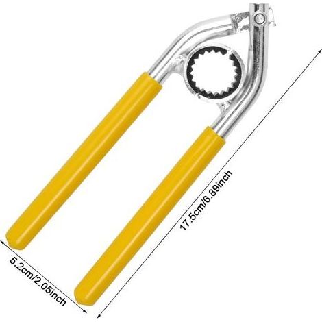Clé de Robinet Antidérapante - Outil Plomberie pour Installation et Retrait - Acier au Carbone Alliage - Pour Évier 21.5-27 mm OD (1/4)